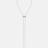 Gold Latch Pendant on GM Chain in White Gold