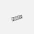 Diamond Latch Pendant in White Gold