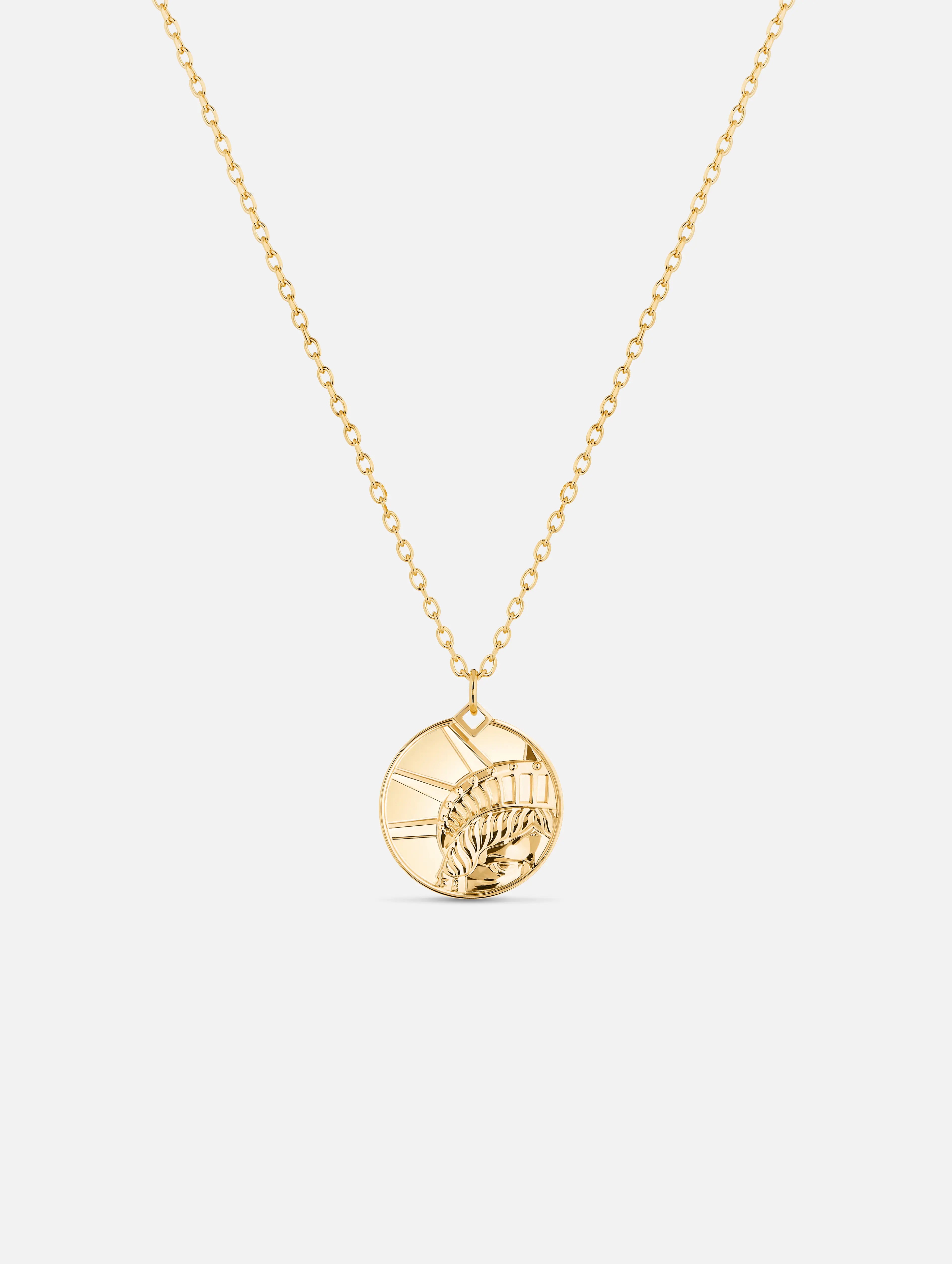 Statue of Liberty PM Medallion in Yellow Gold