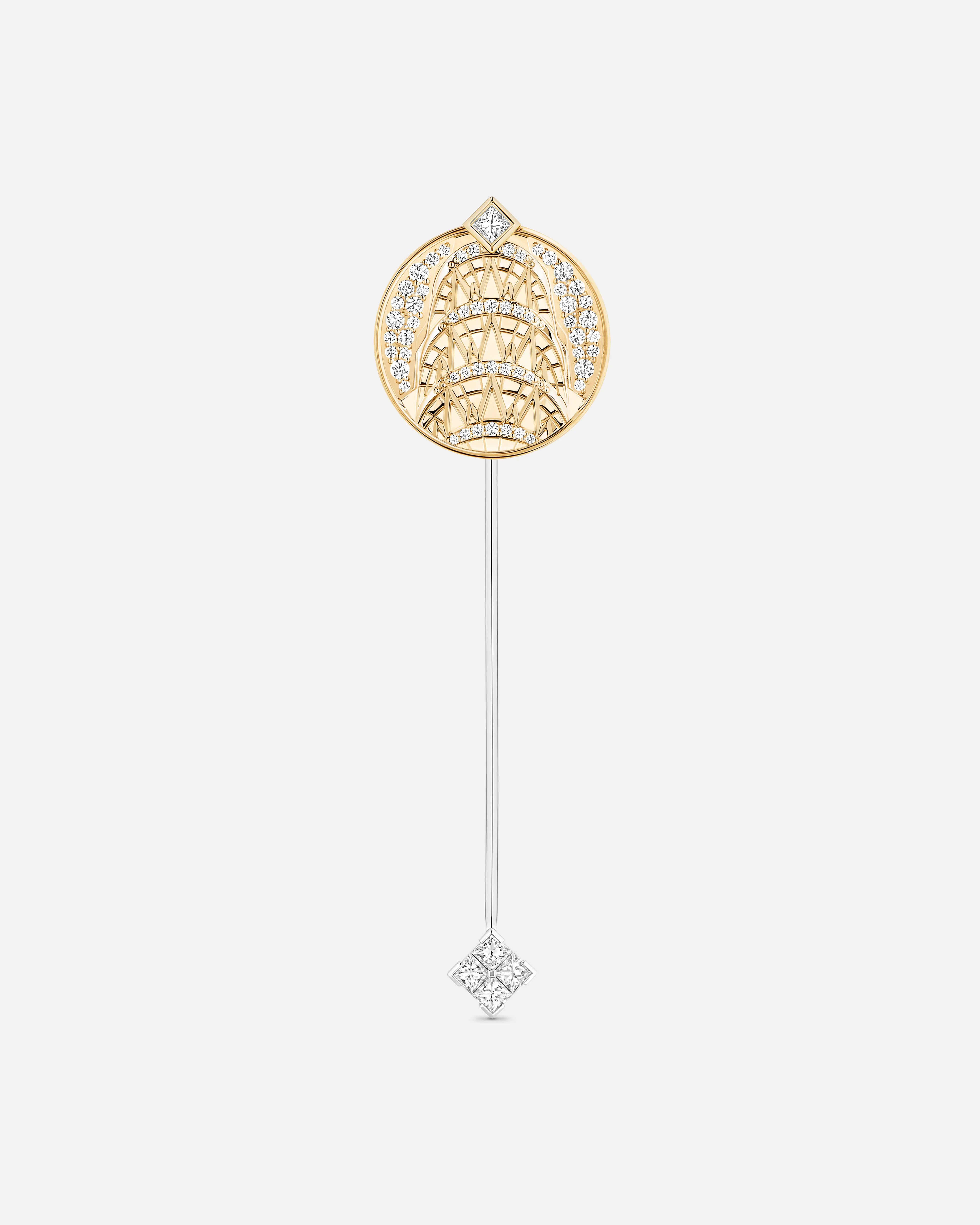 Chrysler Tie Pin in Yellow Gold