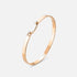 Business Meeting Mood Bangle in Rose Gold
