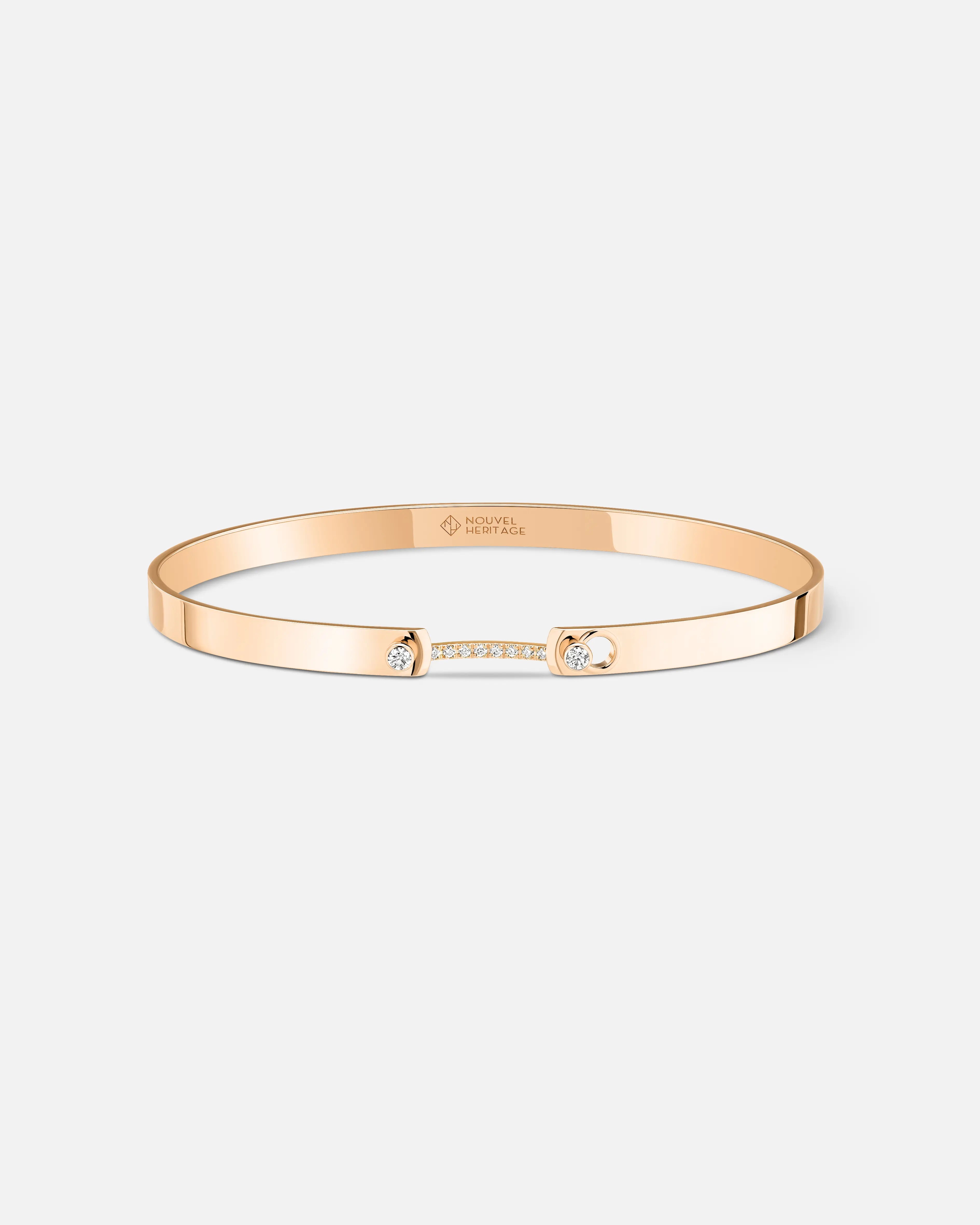 Business Meeting Mood Bangle in Rose Gold