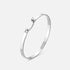 Cocktail Time Mood Bangle in White Gold