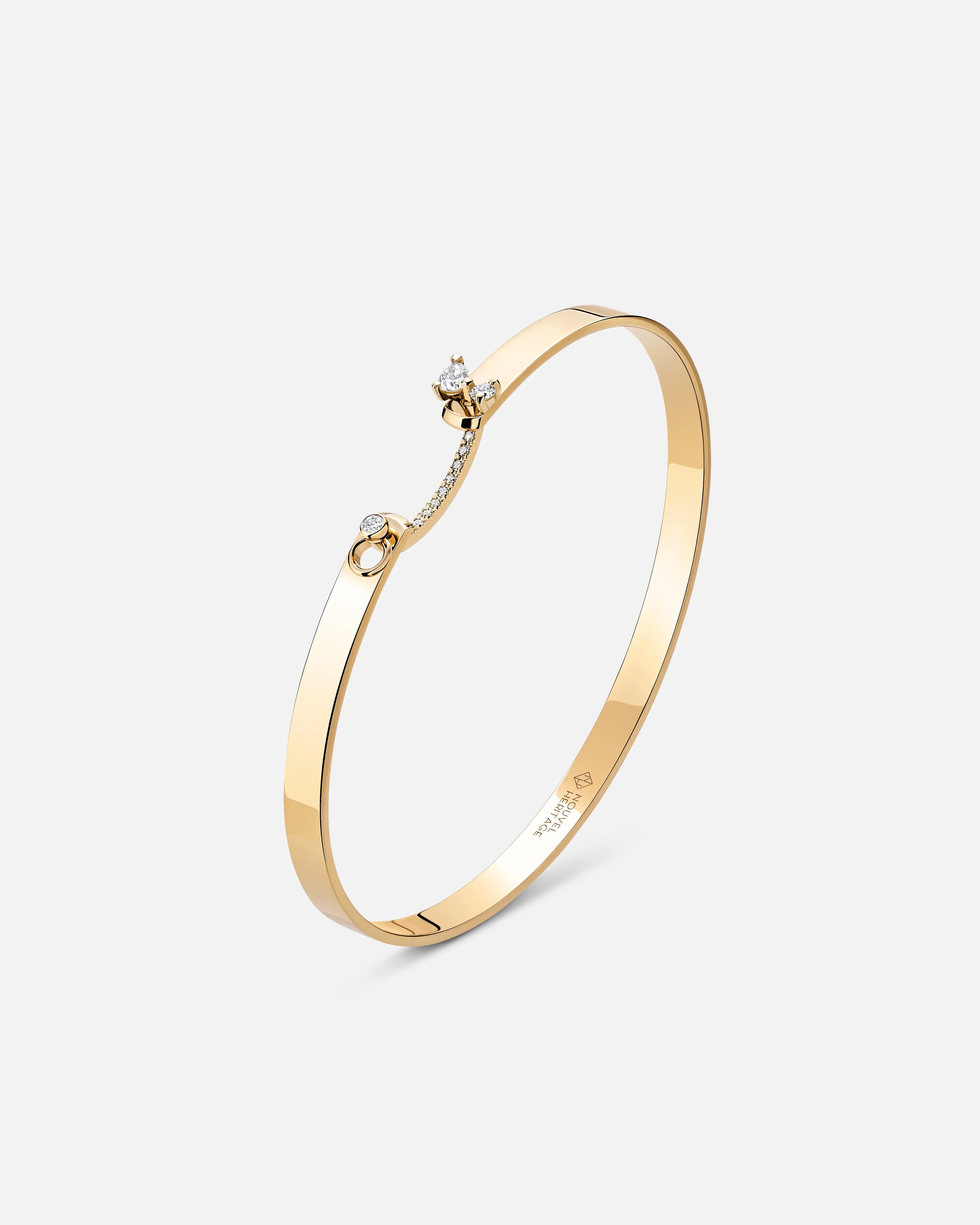 Cocktail Time Mood Bangle in Yellow Gold