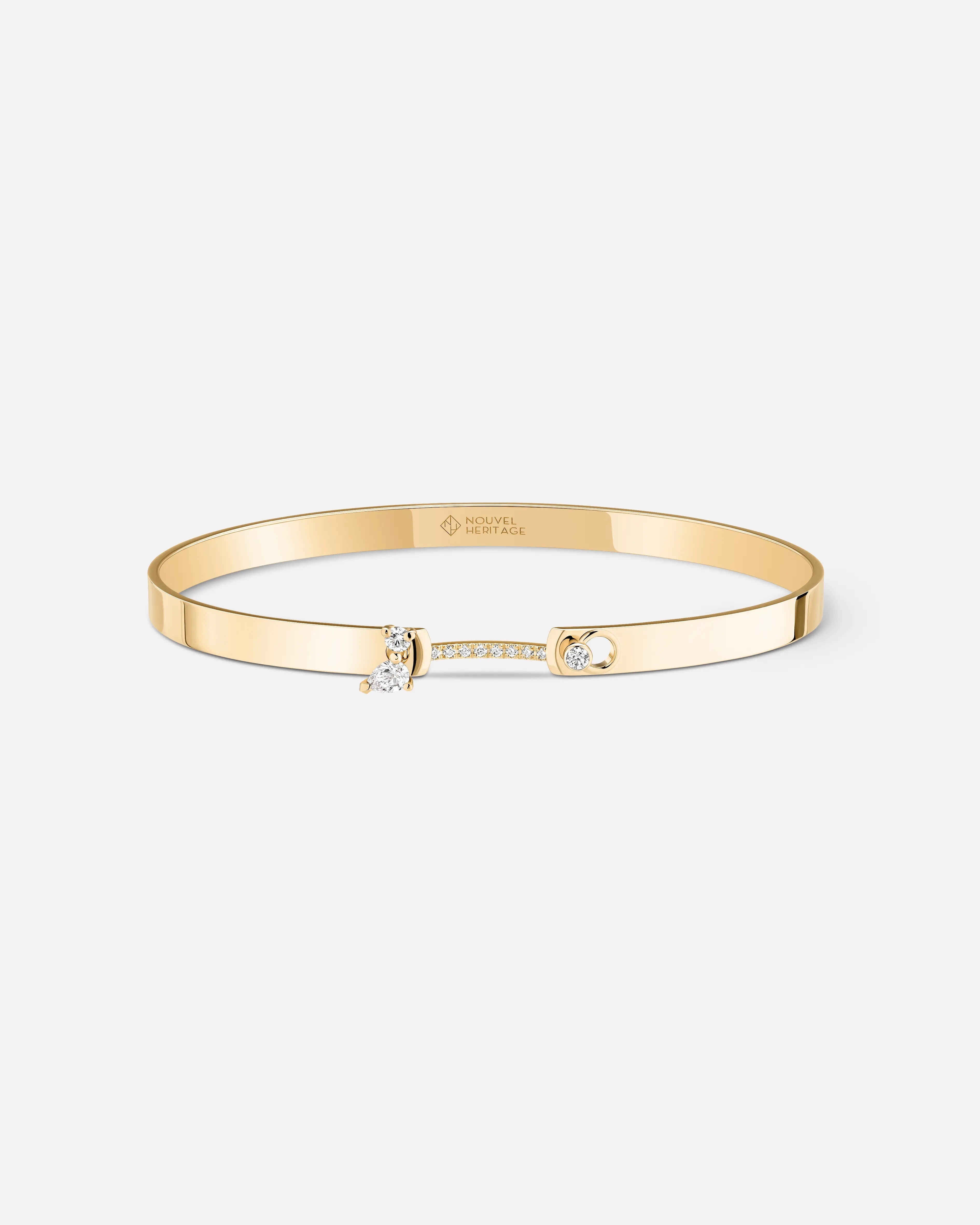 Cocktail Time Mood Bangle in Yellow Gold