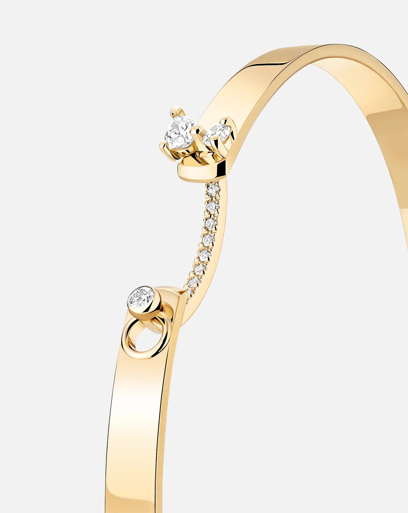 Cocktail Time Mood Bangle in Yellow Gold