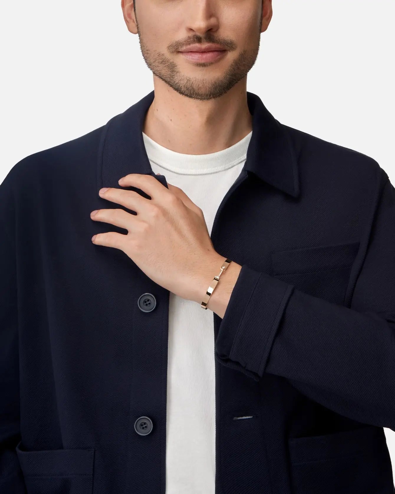 Dinner Date GM Mood Bangle in Rose Gold