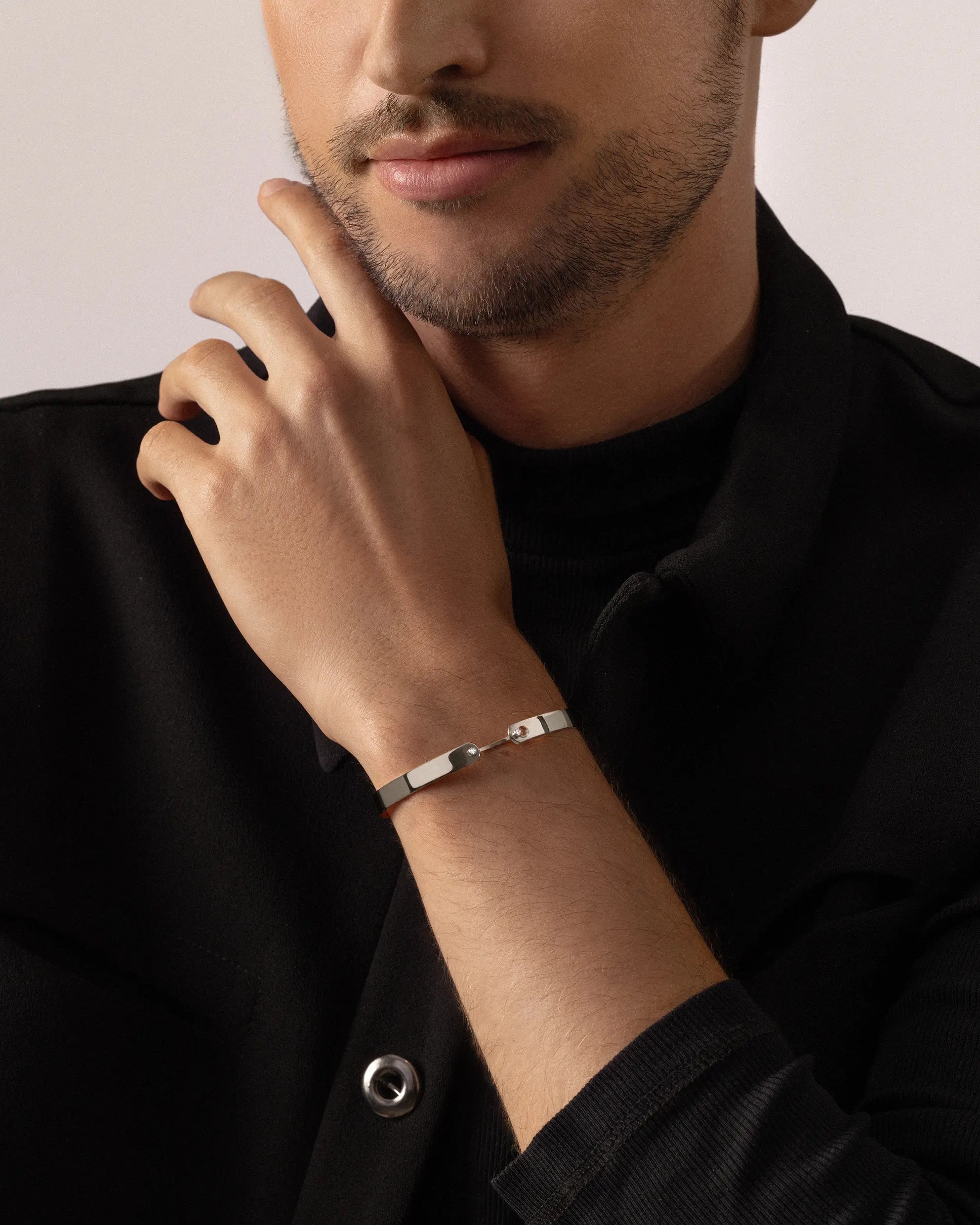 Bracelet Mood Monday Morning GM en Or Blanc