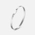 Paris From The Sky Mood Bangle in White Gold