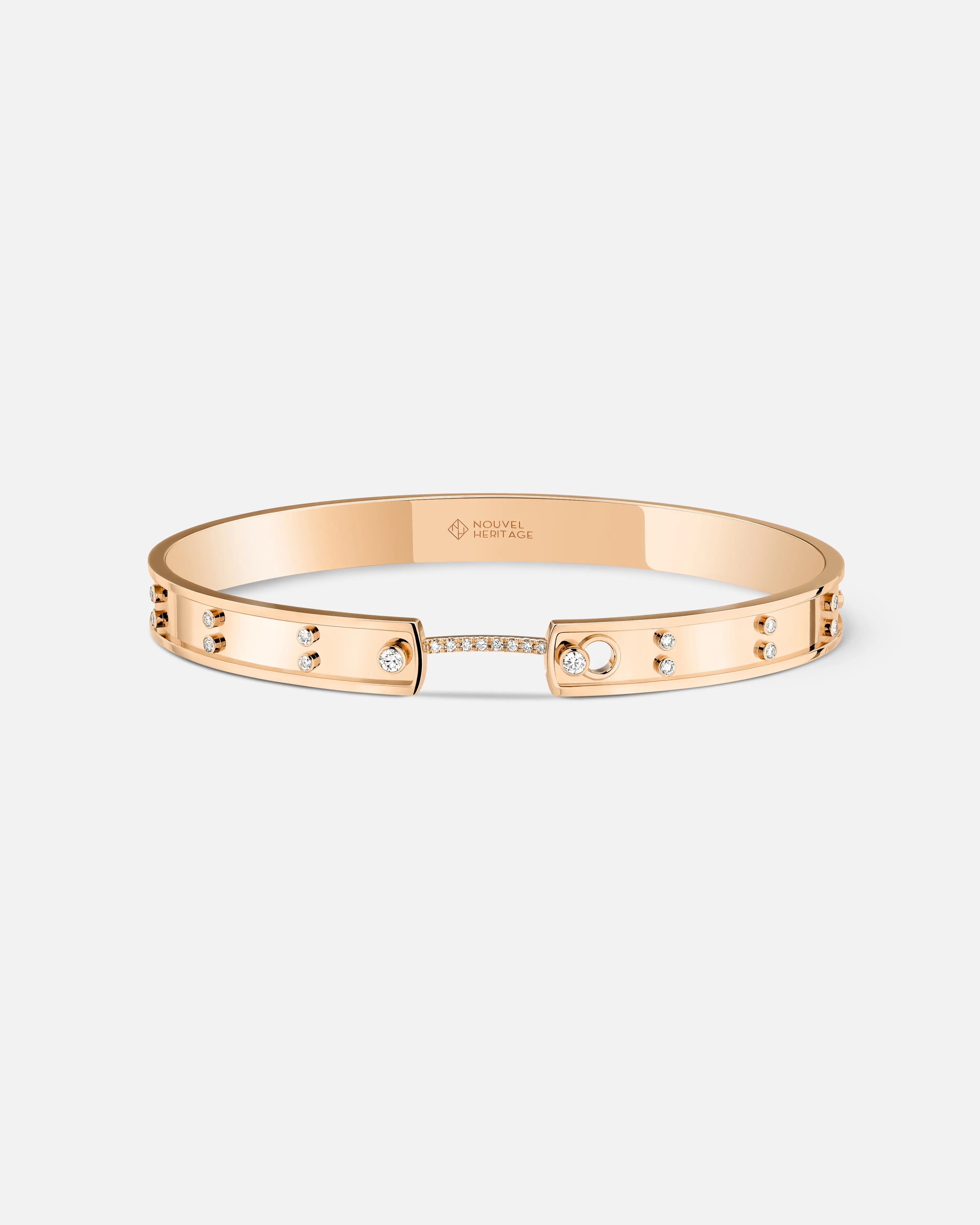 Picnic in Paris Mood Bangle in Rose Gold