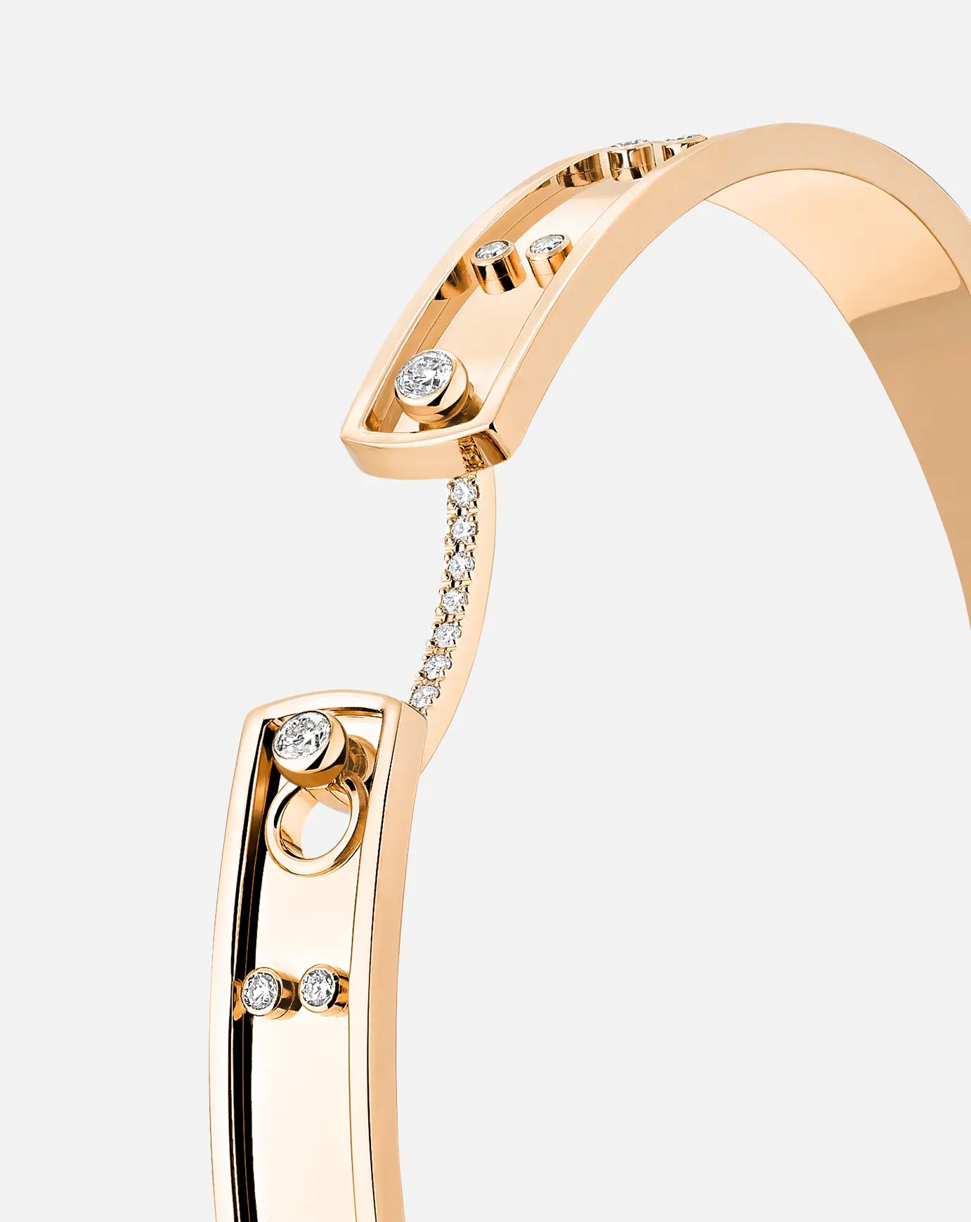 Picnic in Paris Mood Bangle in Rose Gold