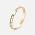 Picnic in Paris Mood Bangle in Yellow Gold