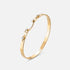 Reverie Mood Bangle in Yellow Gold