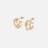 Dinner Date Mood Hoops in Yellow Gold