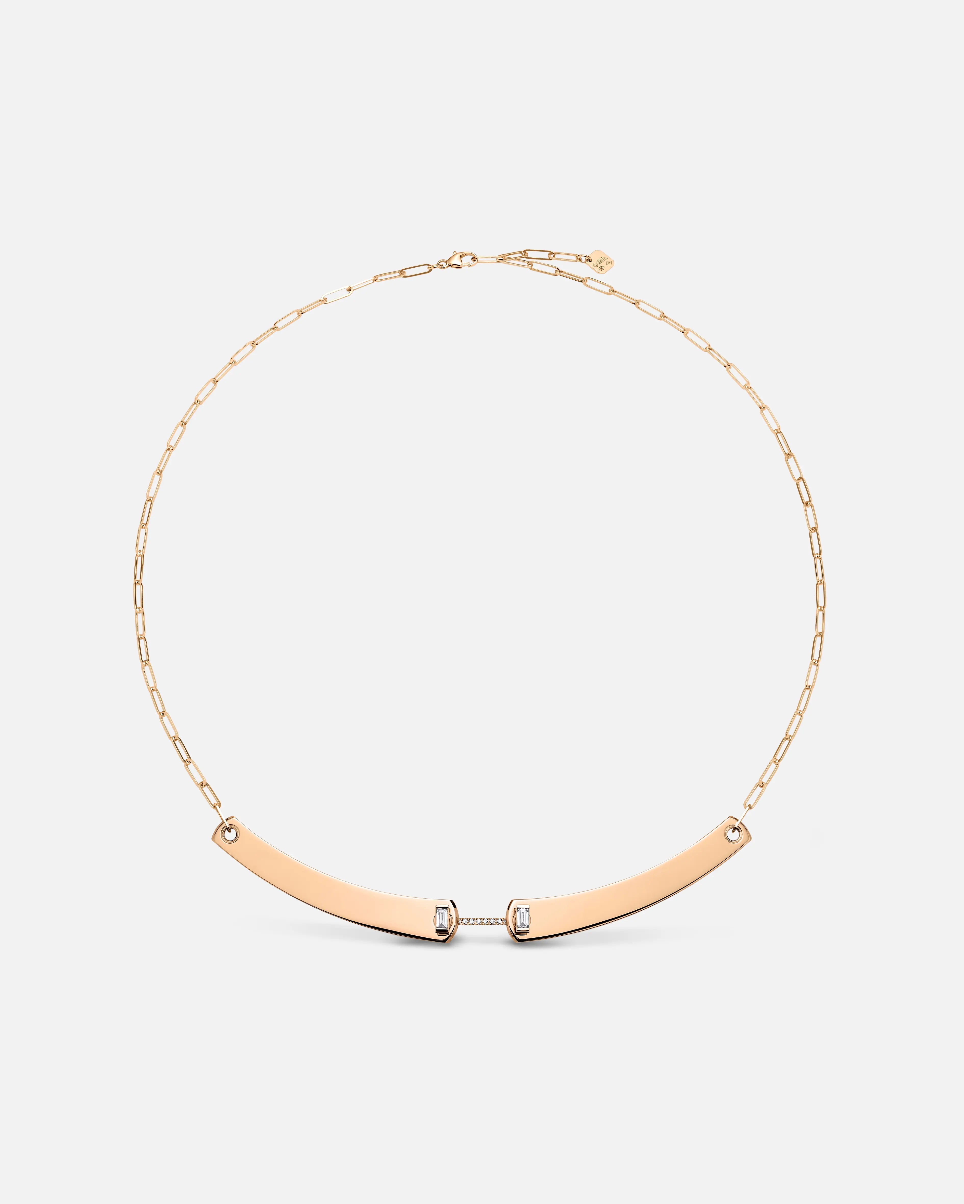 Dinner Date Mood Necklace in Rose Gold