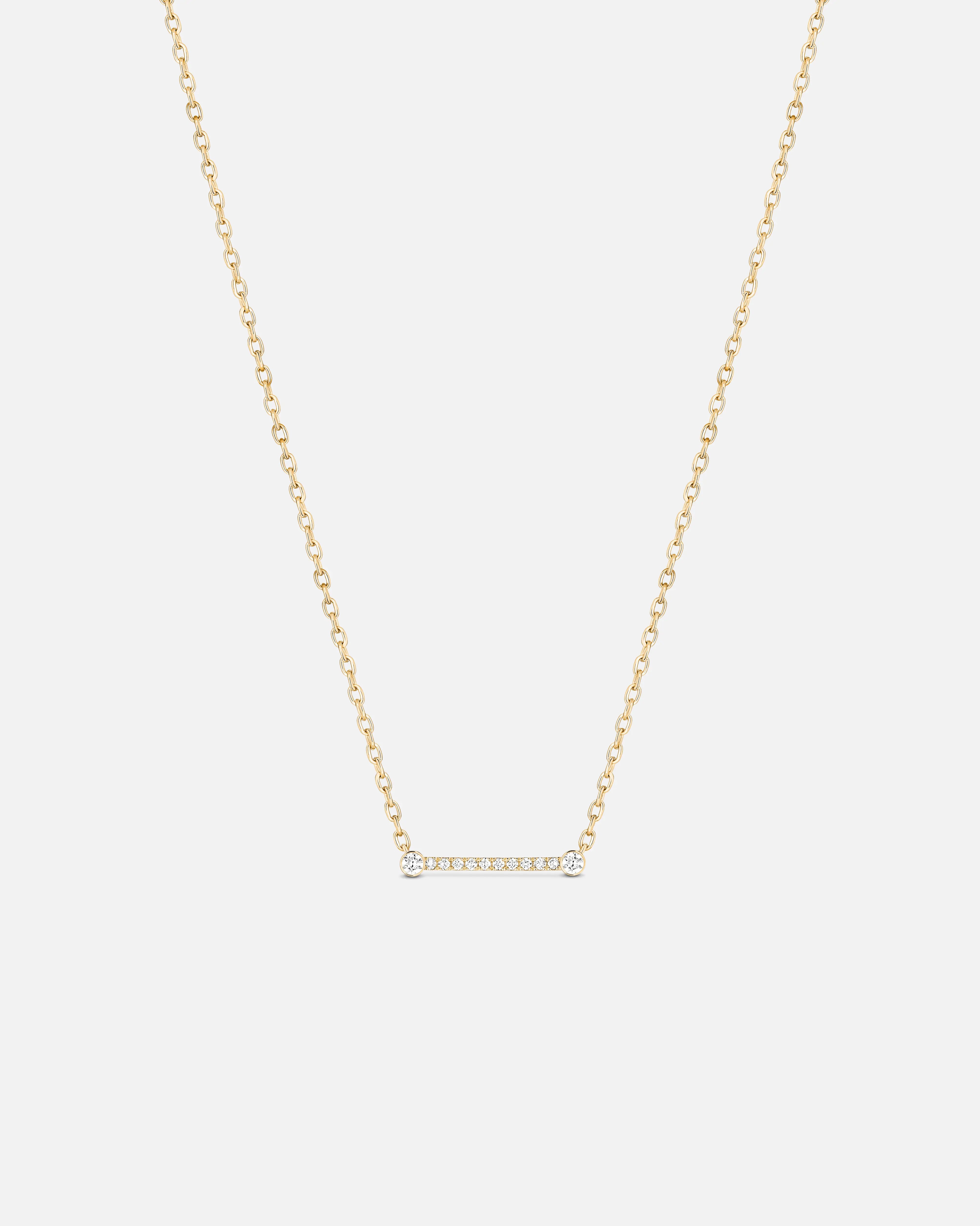 Business Meeting Mood Necklace - White Gold main image 0