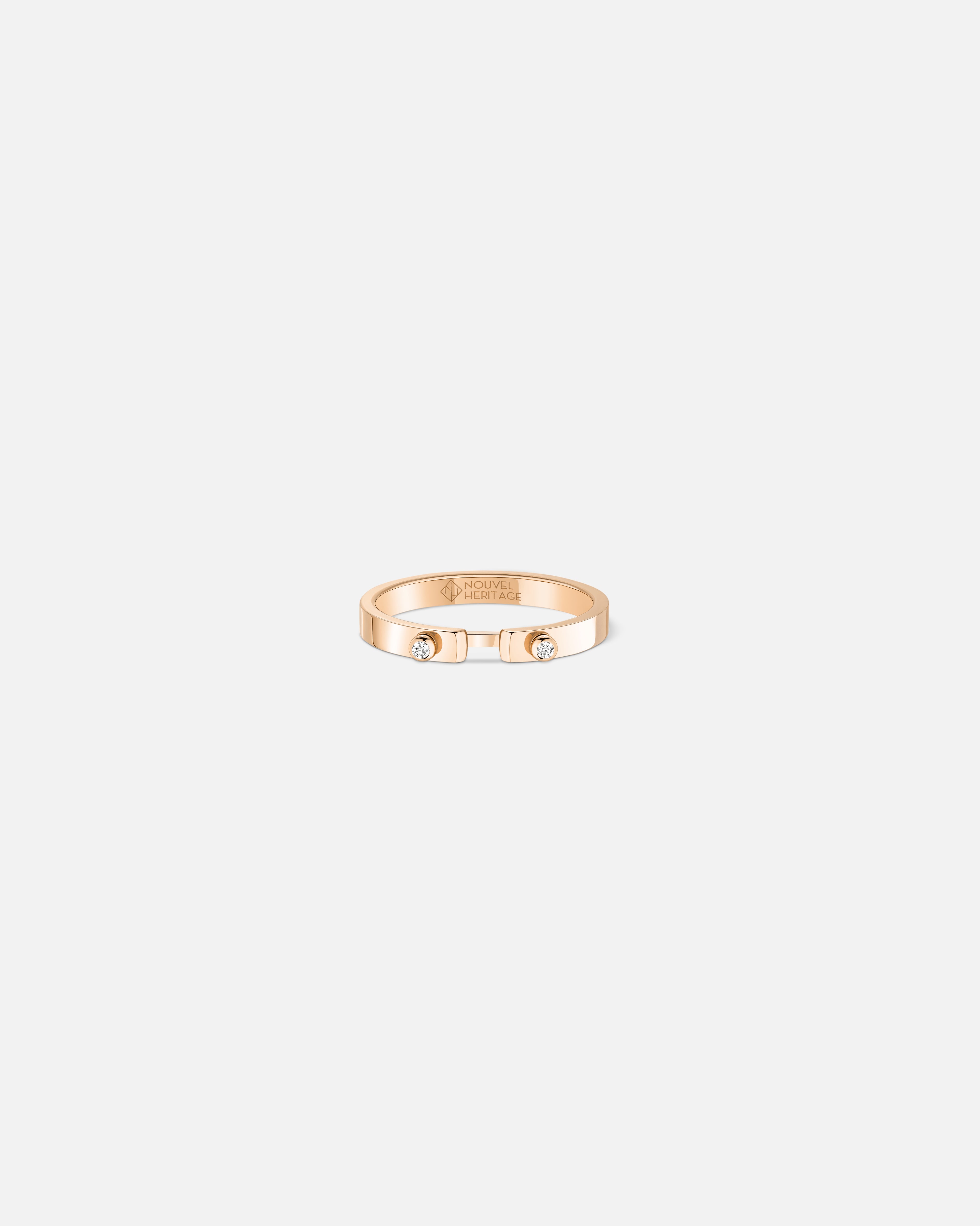 Bague Mood Monday Morning PM en Or Rose