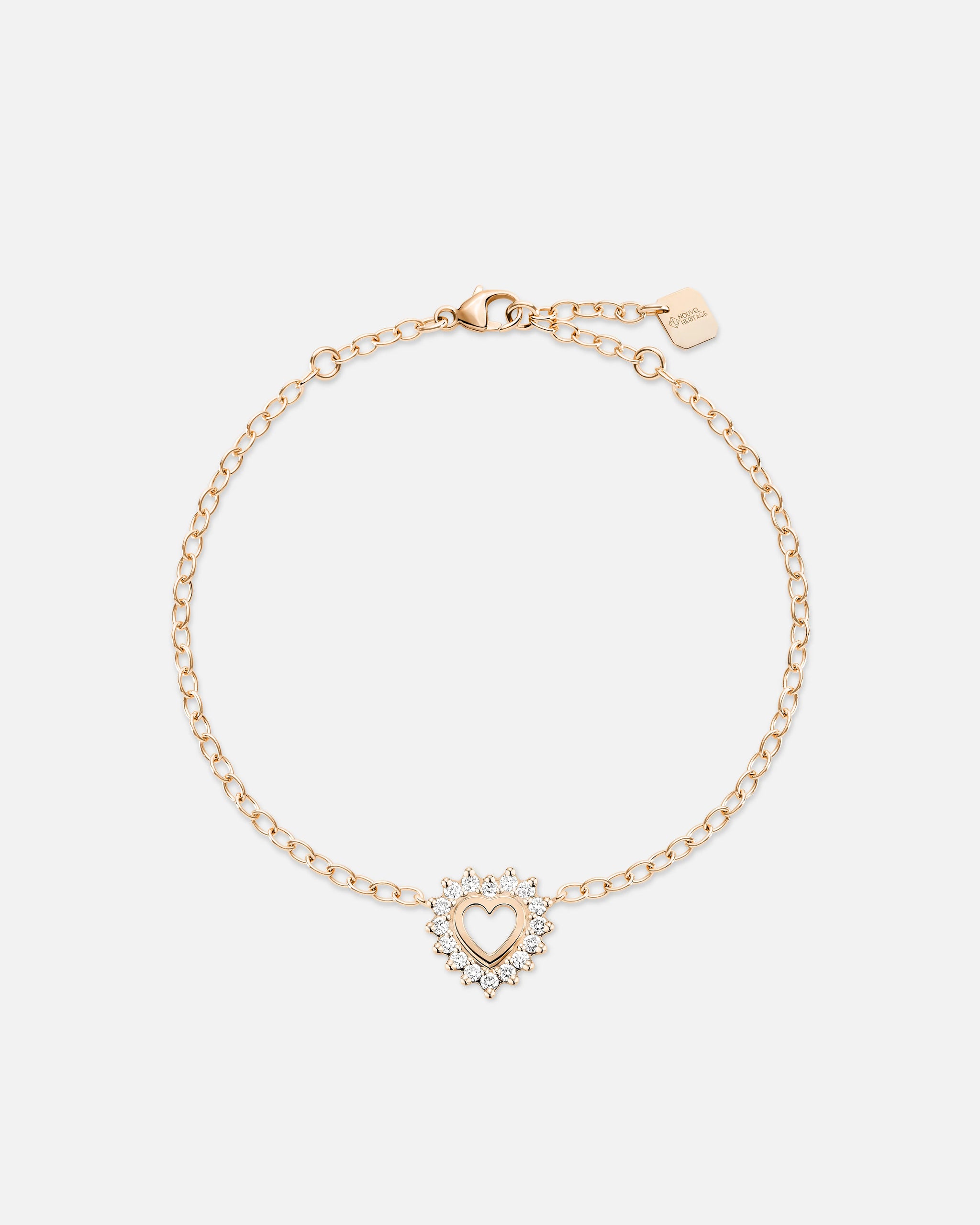 Medium Love Bracelet in Rose Gold - 1 - Nouvel Heritage
