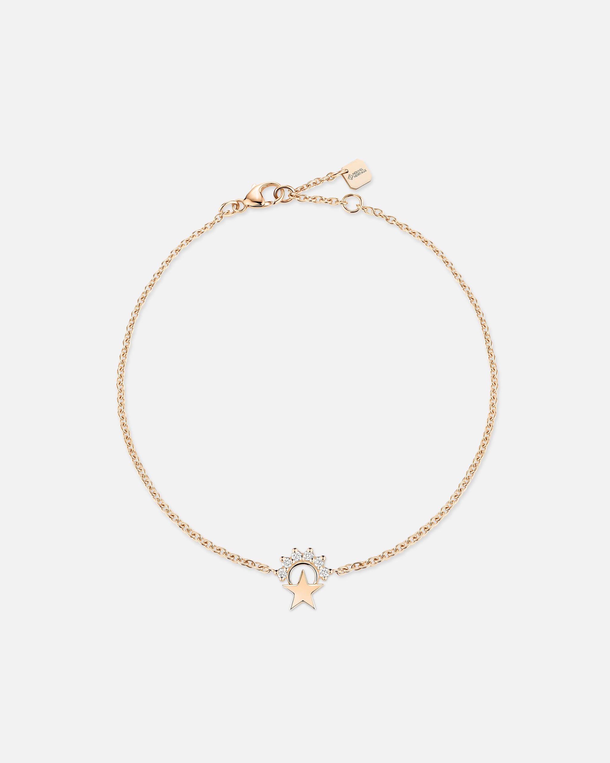 Small Star Bracelet in Rose Gold - 1 - Nouvel Heritage