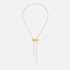Gold Latch Pendant on MM Chain in Yellow Gold
