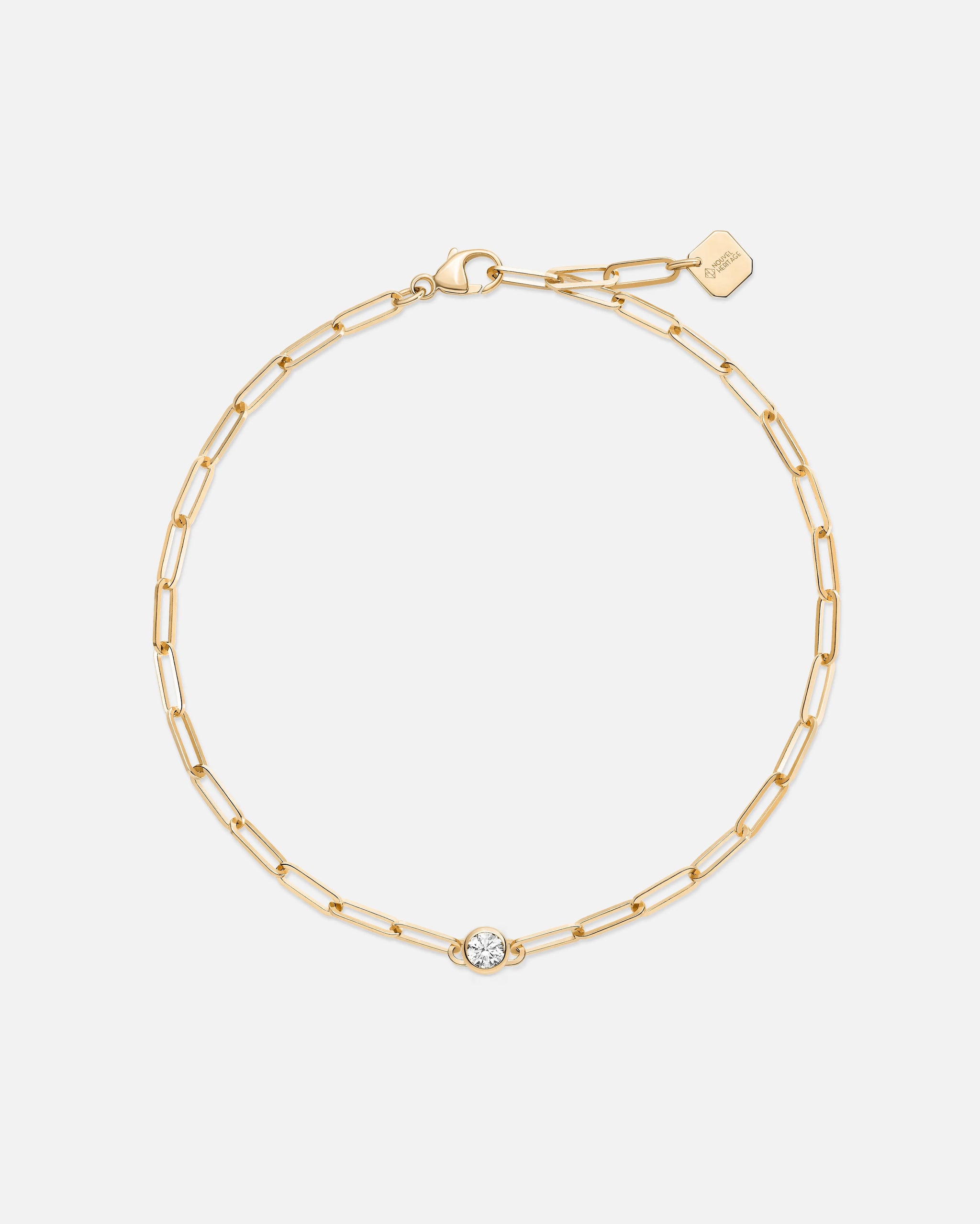 Round Classics Bracelet in Yellow Gold - 1 - Nouvel Heritage