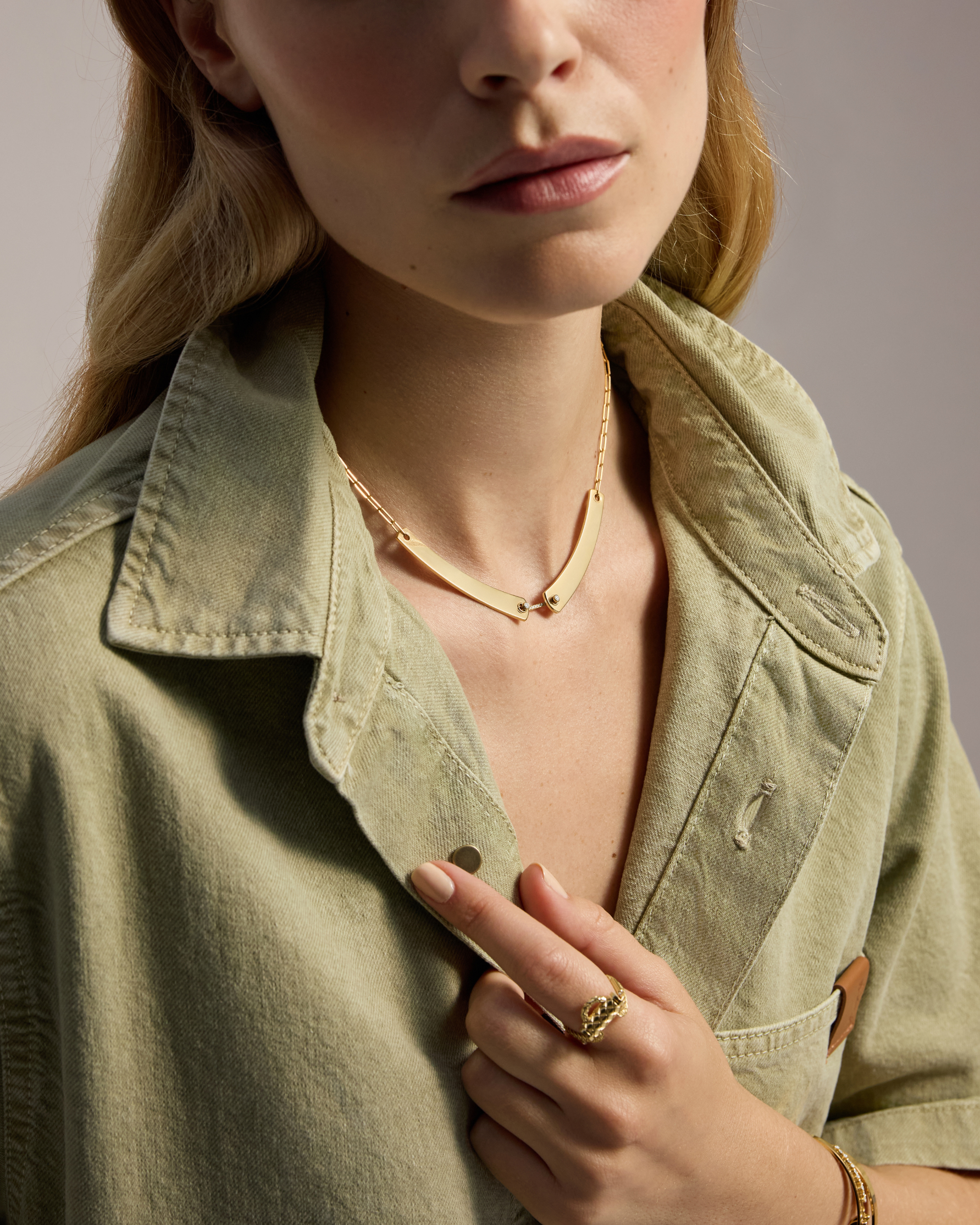 Collier Mood Business Meeting en Or Jaune