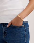 Dinner Date GM Mood Bangle in Yellow Gold