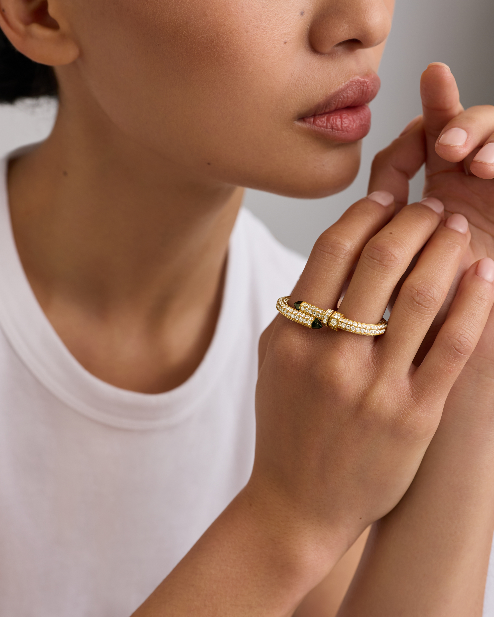 Diamond Try Me Ring in Yellow Gold