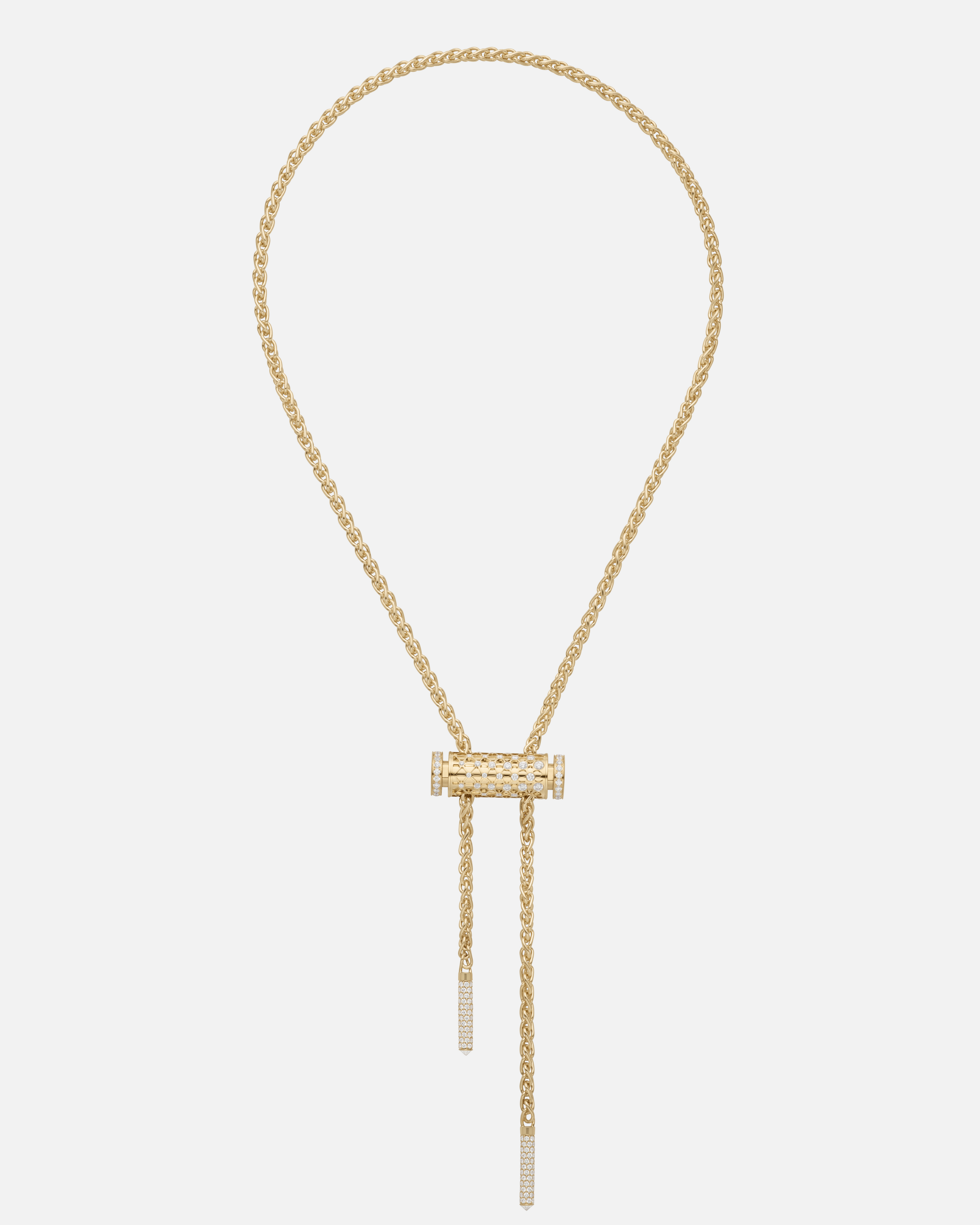 Bloom Medium Latch Pendant in Yellow Gold