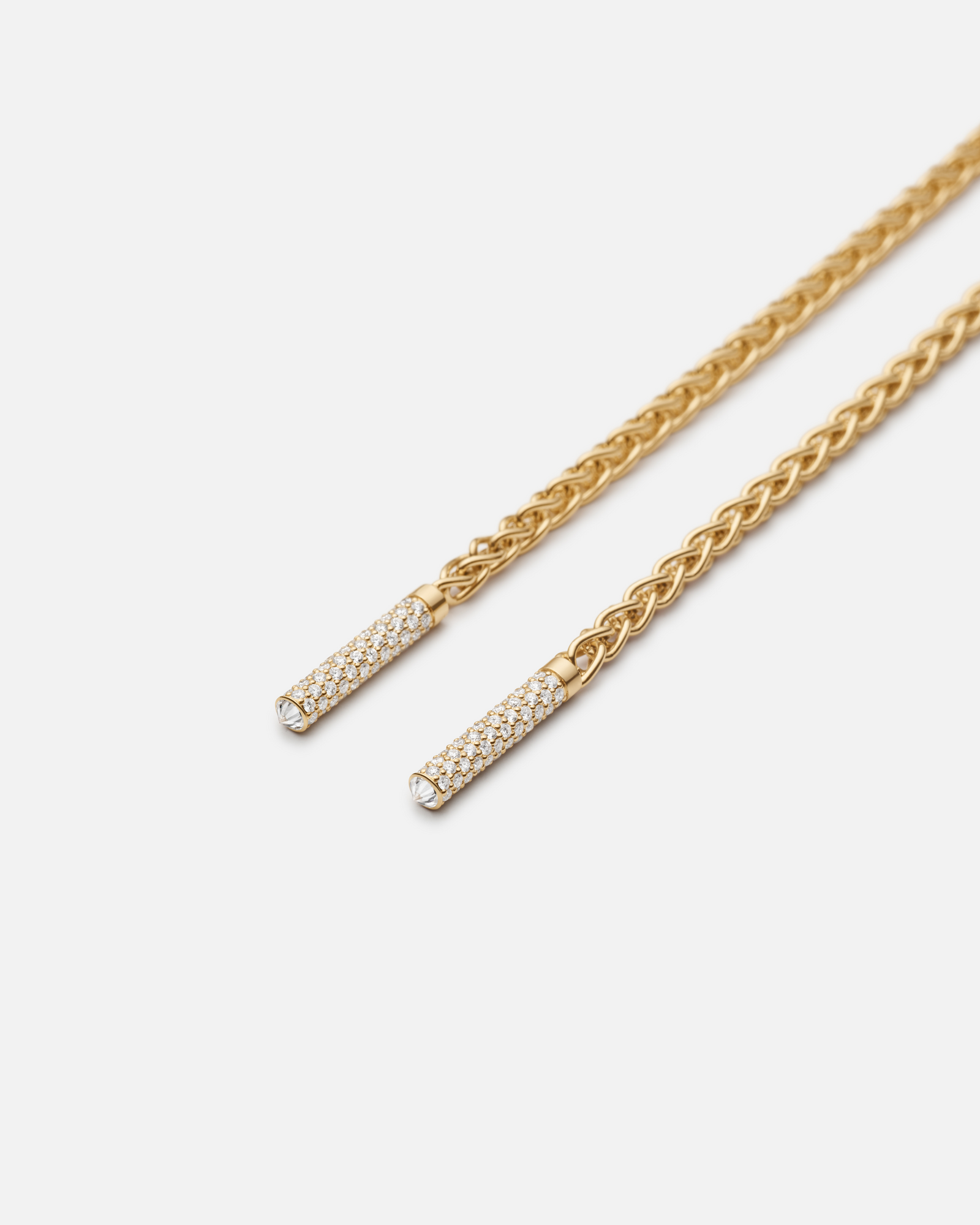 Loop Medium Latch Pendant in Yellow Gold, view 3