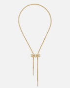 Loop Medium Latch Pendant in Yellow Gold