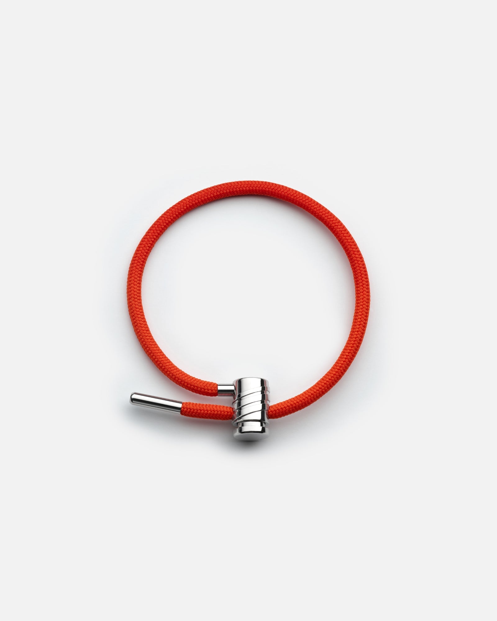 Titanium Mini Latch on Orange Cord