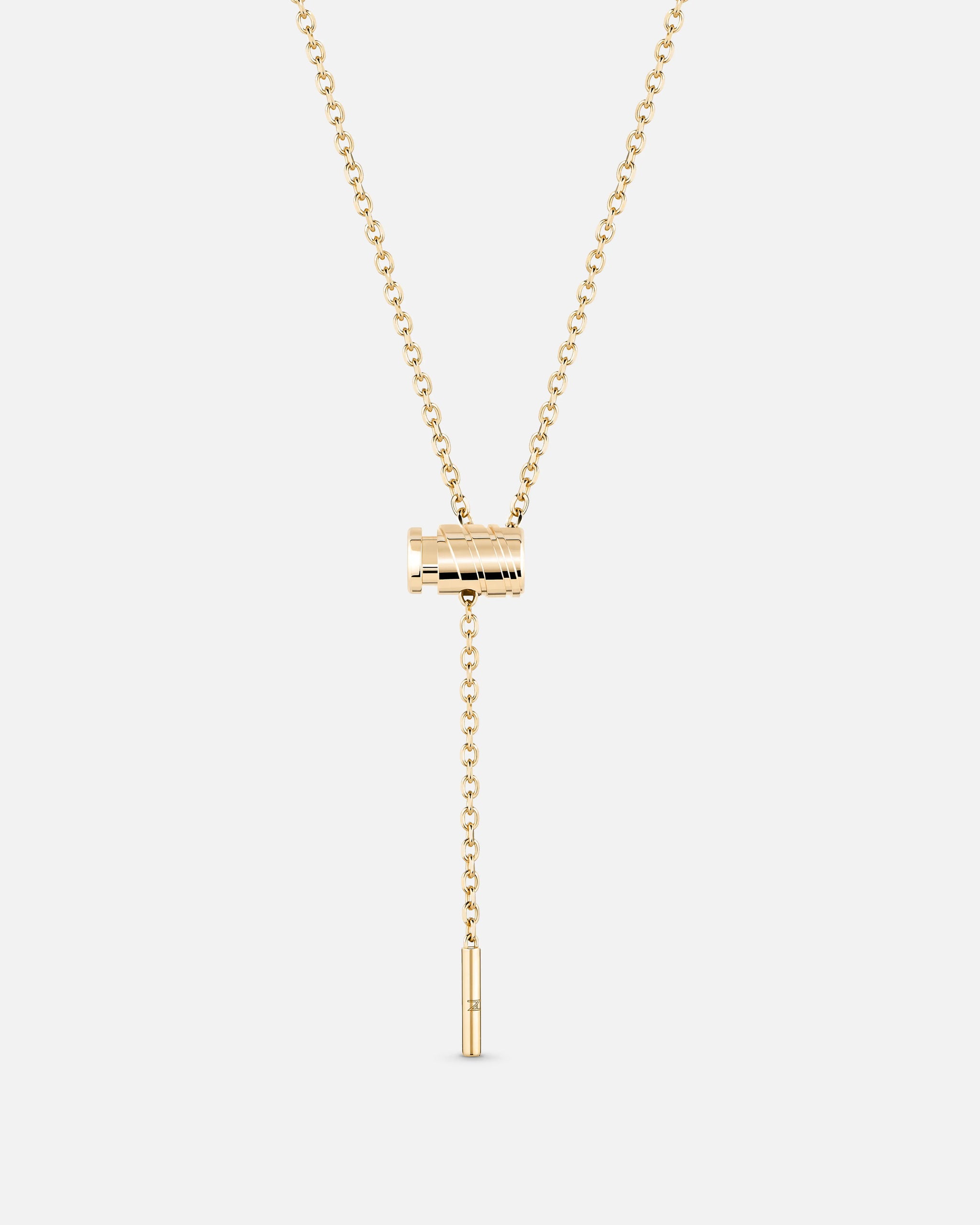 Pendentif Latch Mini en Or Jaune - 1 - Nouvel Heritage