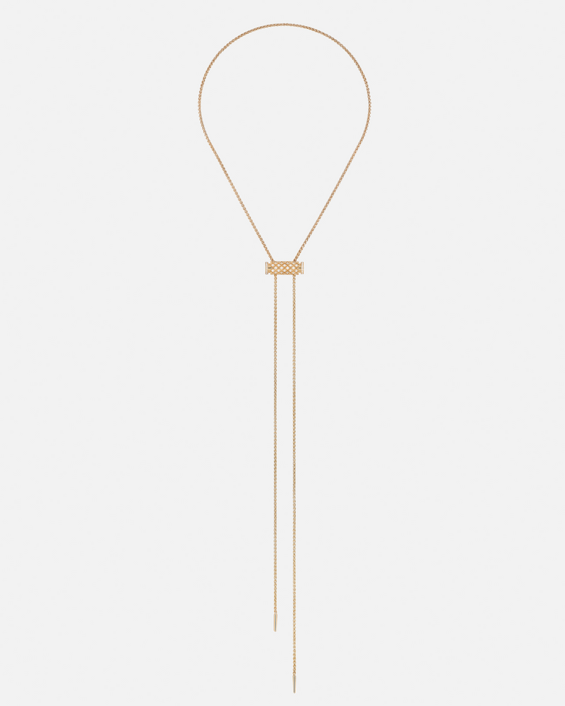 Pendentif Latch pavé avec chaîne GM