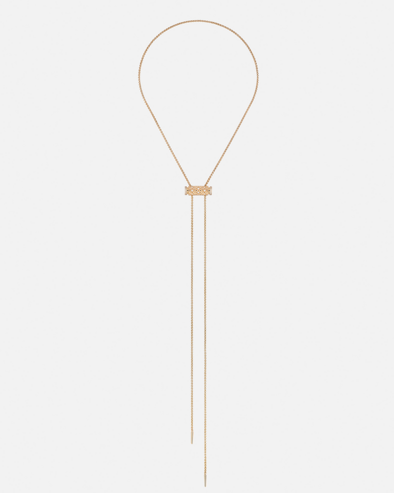 Pendentif Latch Semi Pavé avec chaîne GM