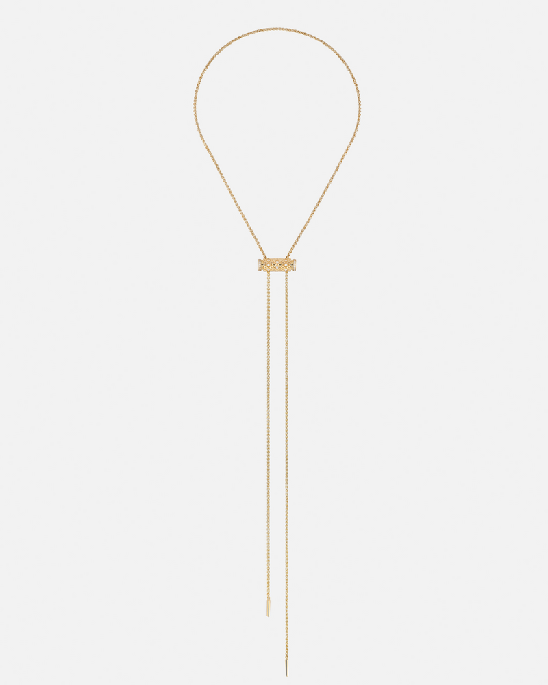 Pendentif Latch Semi Pavé avec chaîne GM