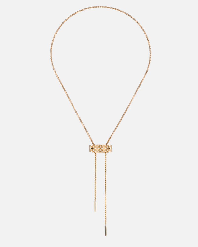 Diamond Latch Pendant on MM Chain