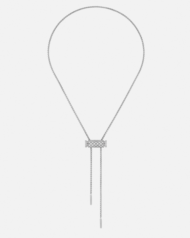 Pendentif Latch Pavé avec chaîne MM