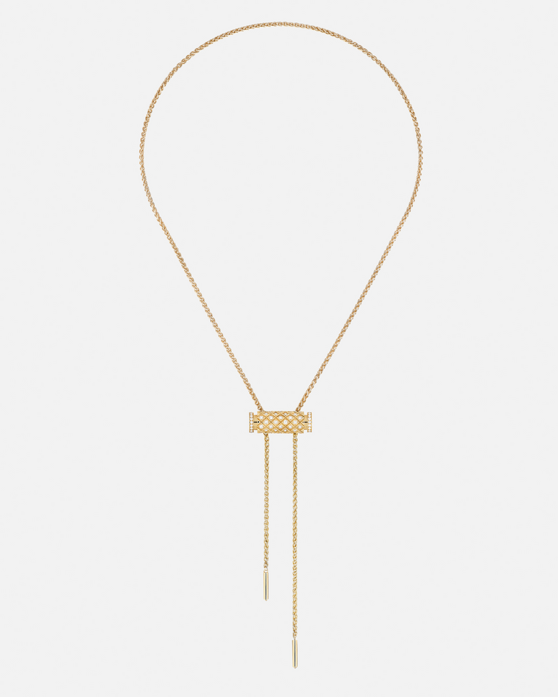 Pendentif Latch Pavé avec chaîne MM