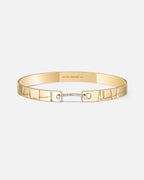 Later Alligator GM Mood Bangle in Yellow Gold