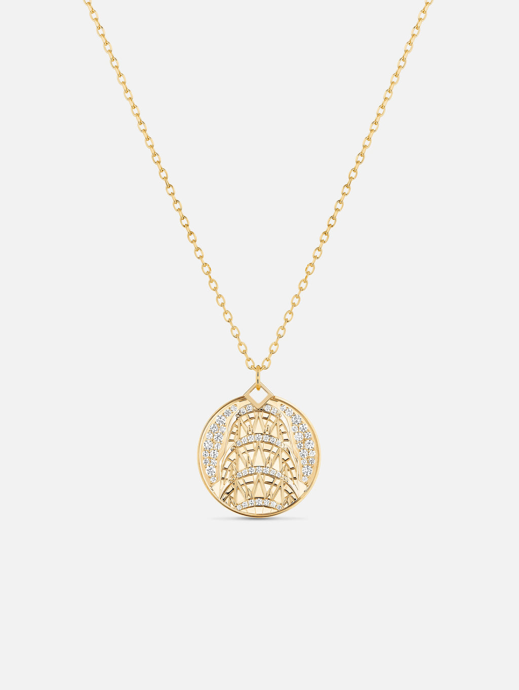 Chrysler Medallion in Yellow Gold