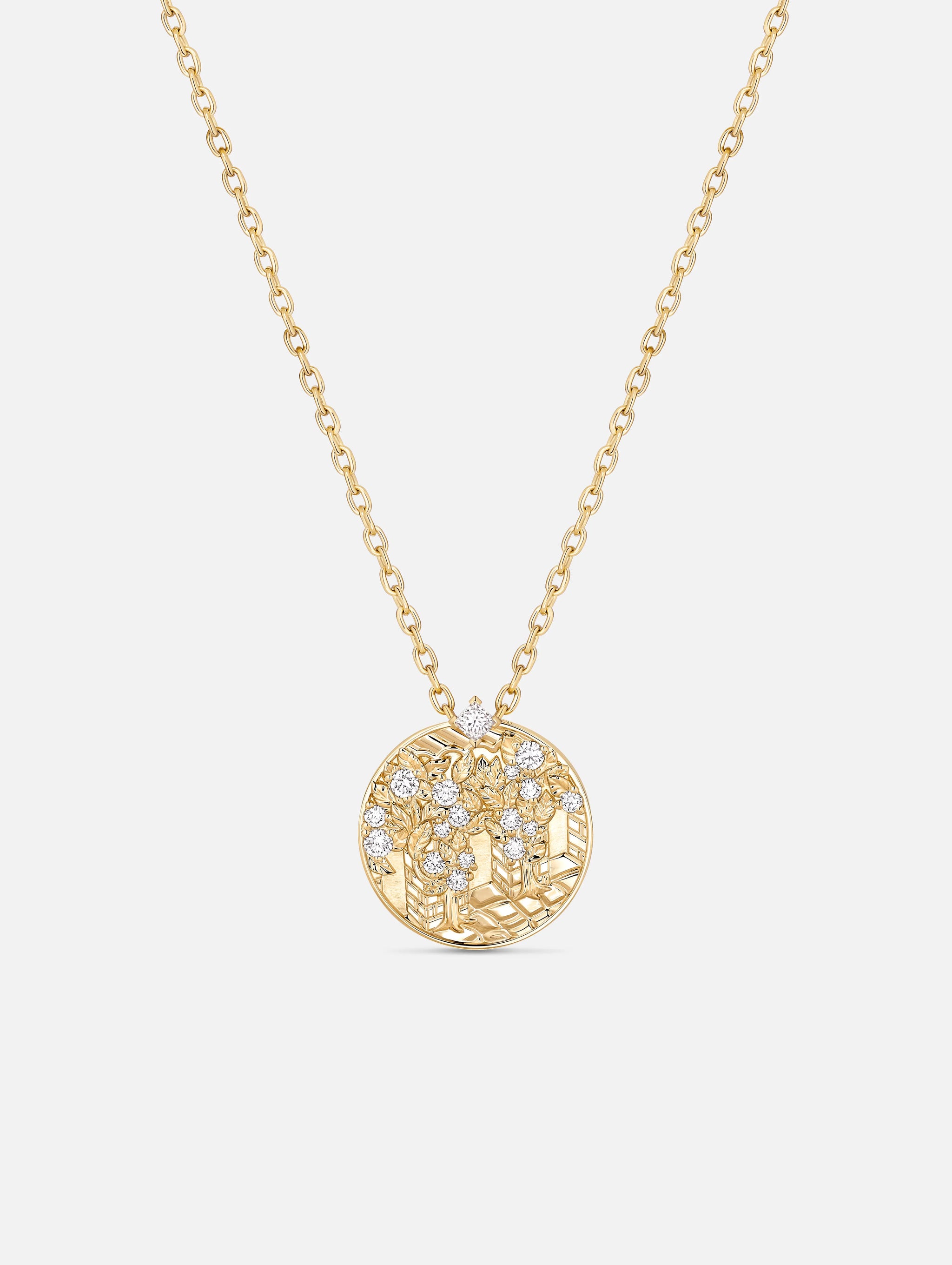 Cicada Medallion in Yellow Gold - 1 - Nouvel Heritage