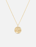 Paris PM Medallion in Yellow Gold