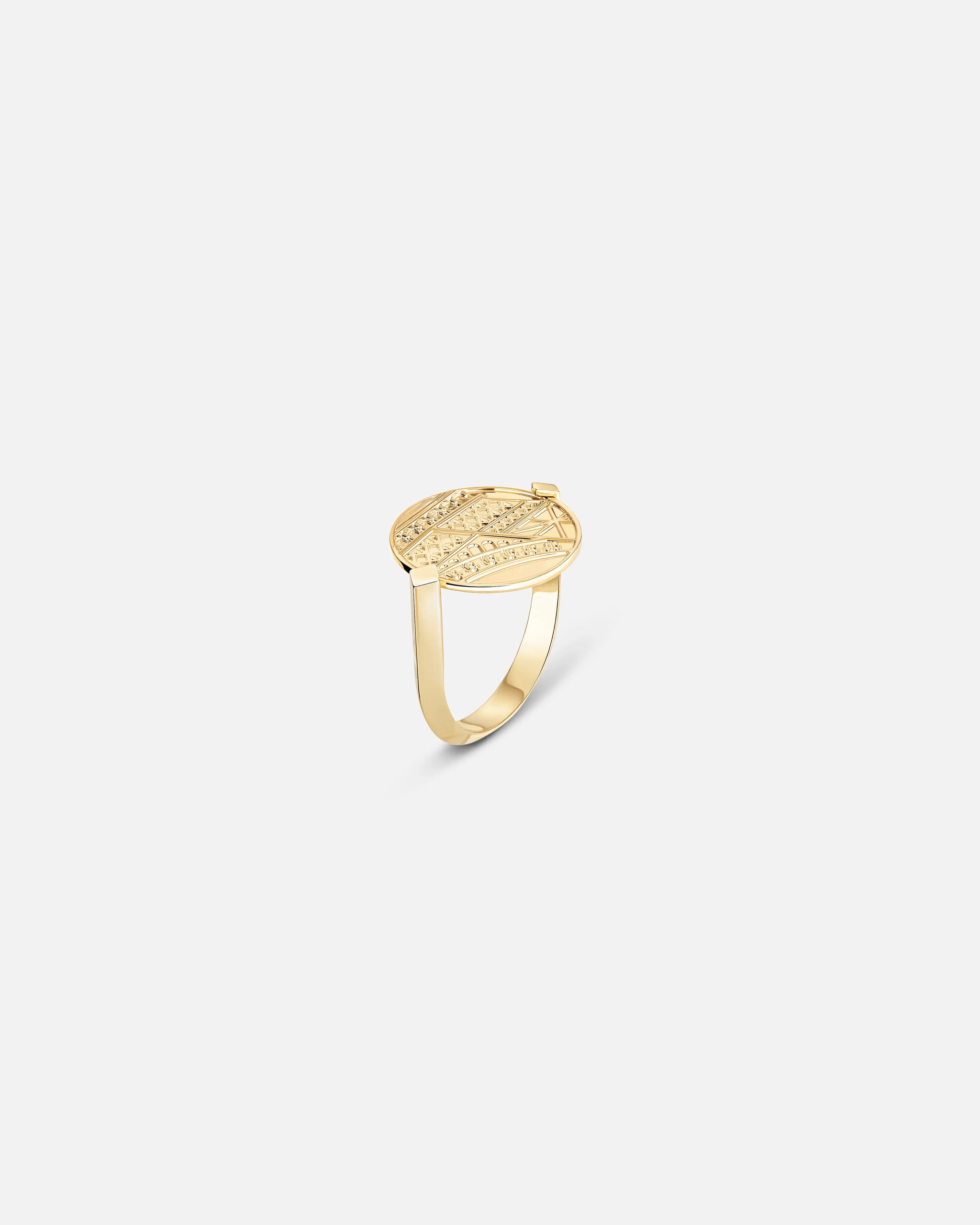 Paris PM Ring in Yellow Gold - 1 - Nouvel Heritage