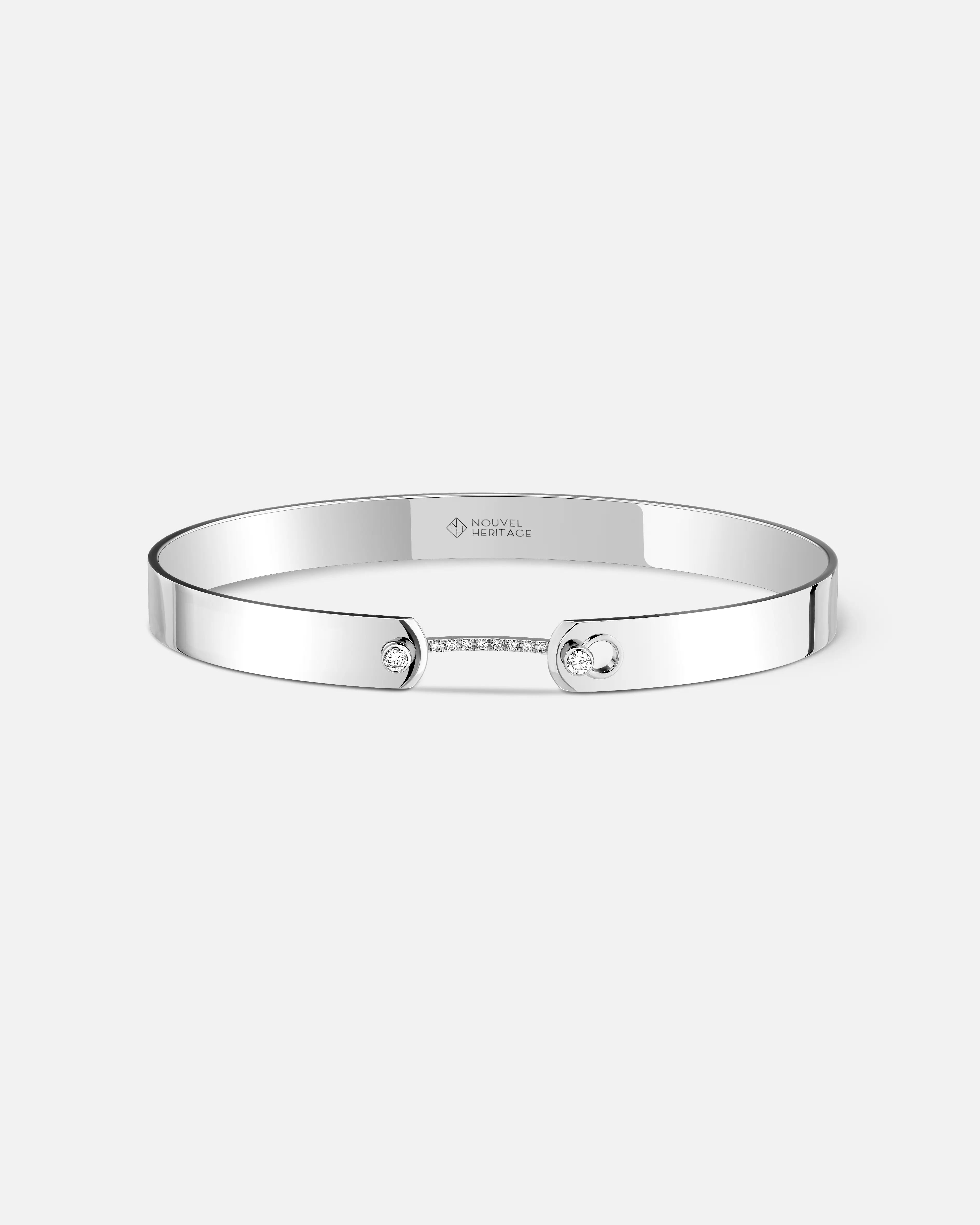 Bracelet Mood Business Meeting GM en Or Blanc