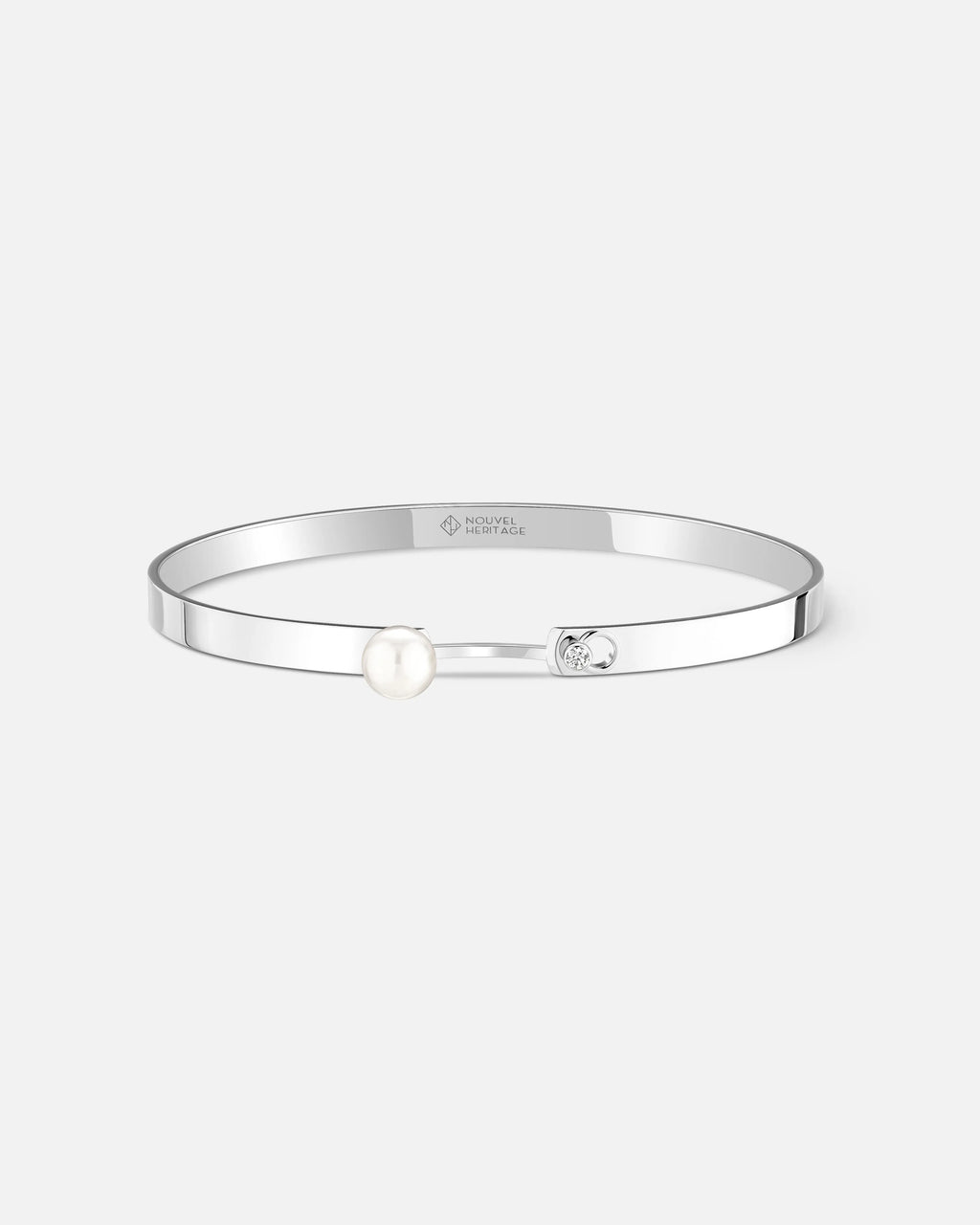 Bracelet Mood Lunch With Mom en Or Blanc