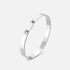 Monday Morning GM Mood Bangle in White Gold