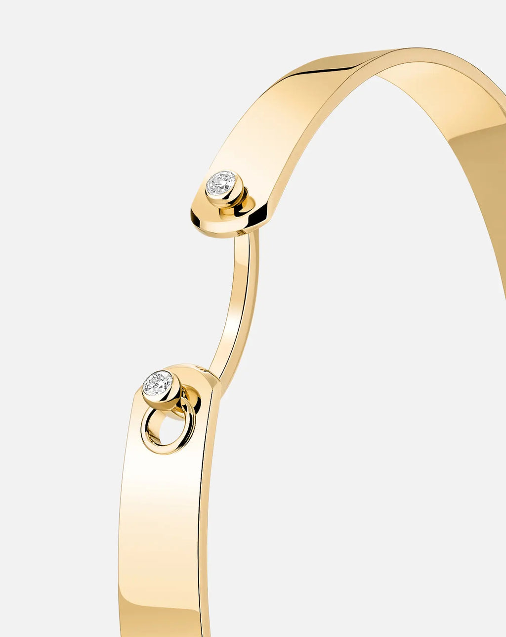 Monday Morning GM Mood Bangle in 18k Yellow Gold with Monday Morning GM Mood Bangle in 18k Yellow Gold with
