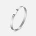 Paris From The Sky GM Mood Bangle with Black Diamonds in White Gold