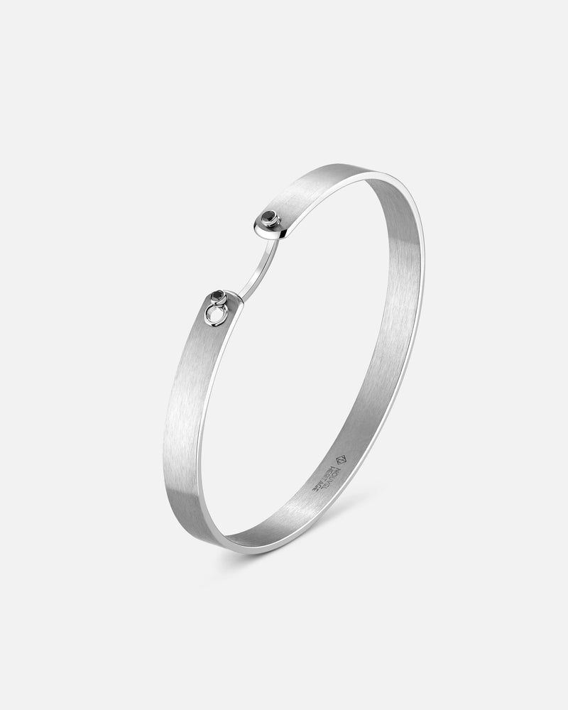 Paris From The Sky GM Mood Bangle with Black Diamonds